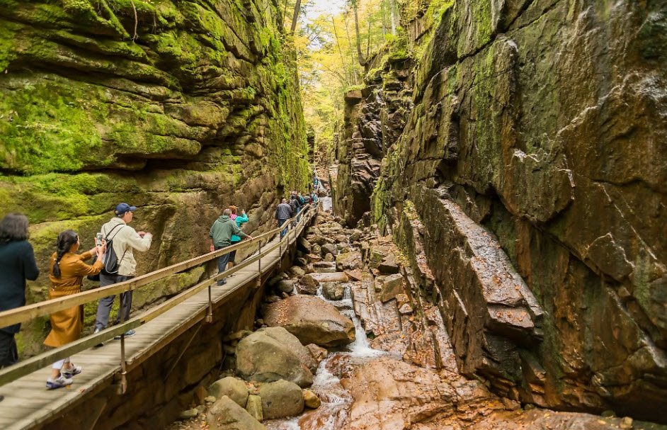 The Flume, New Hampshire, USA